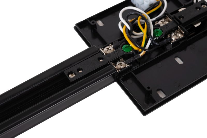 Lucide TRACK Napájanie - 1-okruhový systém osvetlenia koľajníc - Single/Double - Black (predĺženie)